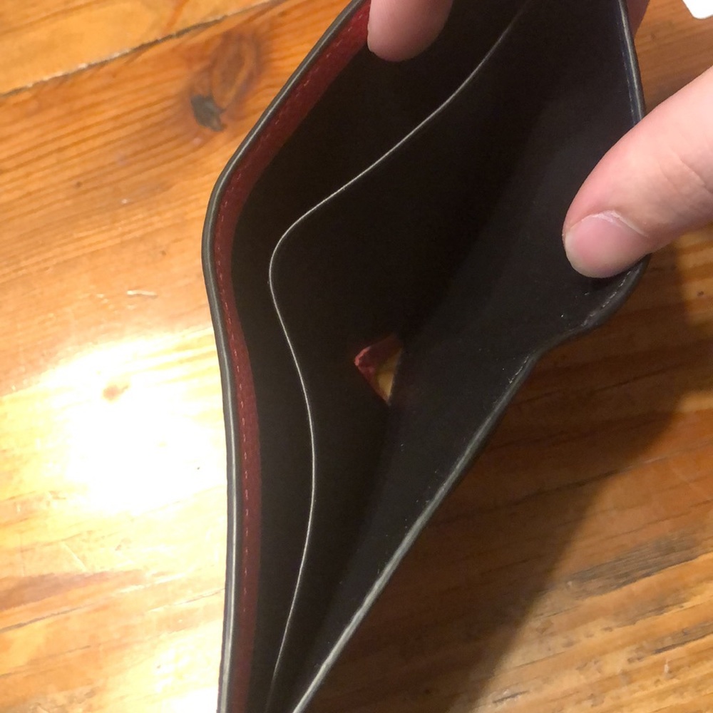 Brand new, all red coach wallet. - Picture 3 of 3